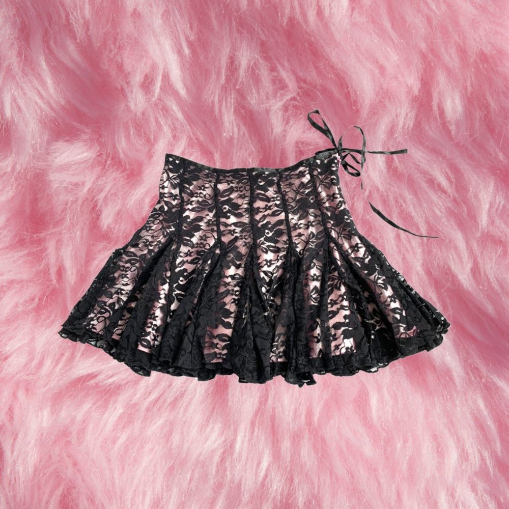 Sugar Thrillz YOURS TO KEEP LACE SKIRT